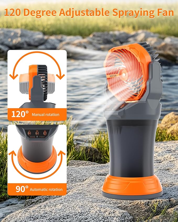 WESTTREE Portable Misting Fan - Image 6