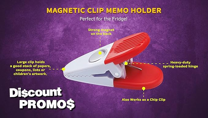 10 Magnetic Memo Holders Set - Image 3
