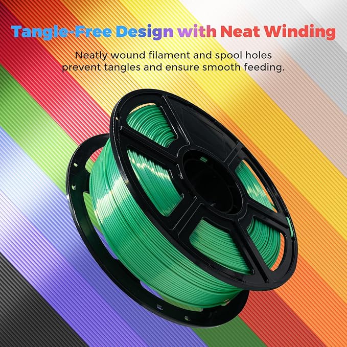 Flashforge 3D Printer Filament Silk PLA 1.75mm 1kg Spool-Dimensional Accuracy - Image 6