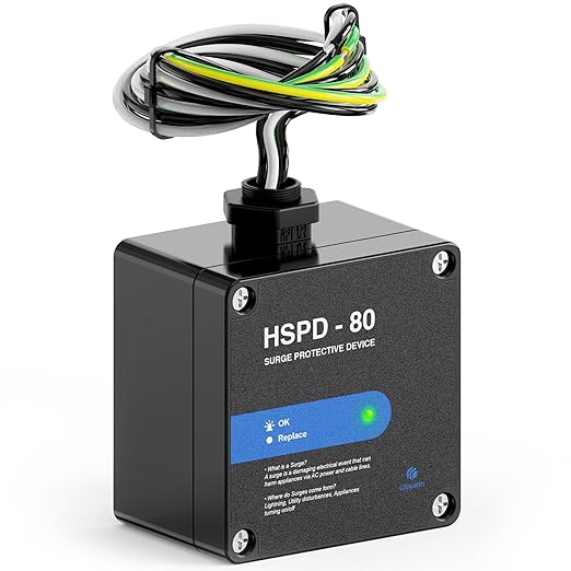 HSPD Square Whole Home Surge Protective Device, Type 1 SPD, Whole House Surge by Unknown