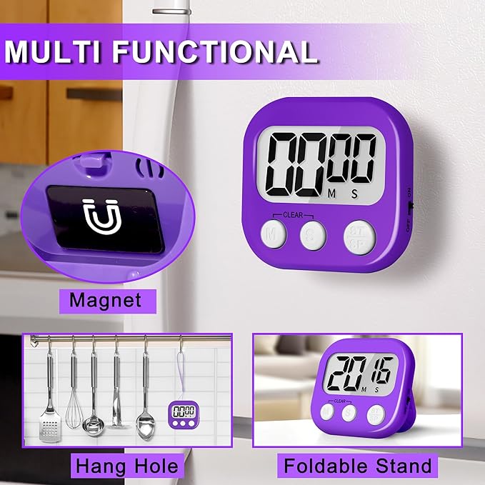 ZILLEEN Classroom Timer for Kids Teachers 2 Pack Digital Timers - Image 3
