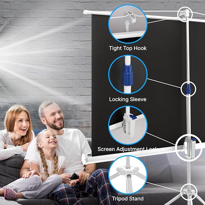 Pyle 72 Inch Outdoor Projector Screen - Image 3