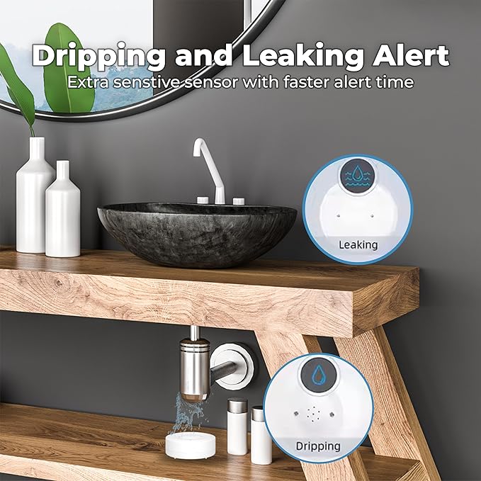 TUBY WiFi Water Leak Detector – No Hub Required, Easy Installation Smart Sensor - Image 4