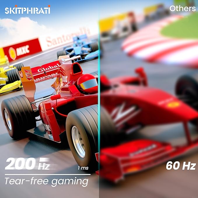 SKitphrati Pink 24 inch Gaming Monitor 200Hz Refresh Rate FHD 1080p Resolution - Image 5