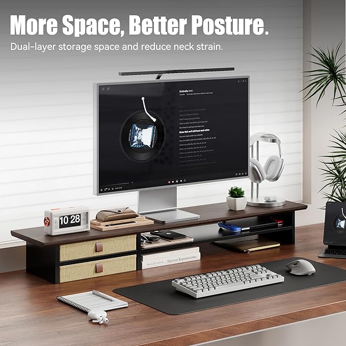 FENSULN Dual‑Tier Monitor Stand Riser - Image 2