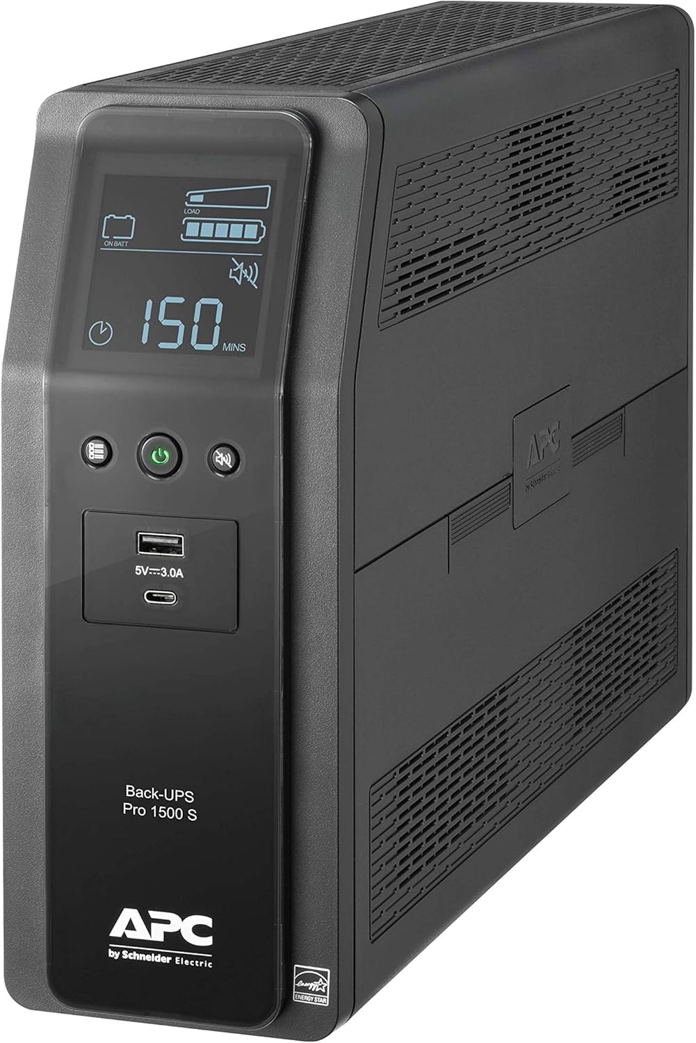 APC UPS 1500VA Sinewave UPS Battery Backup, BR1500MS2 Backup Battery Power