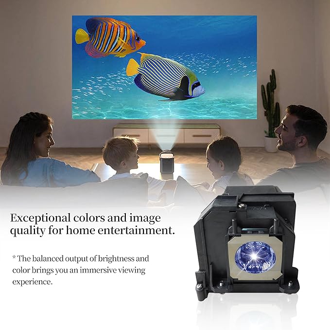 SORNEICDR EL PLP71/V13H010L71 Replacement Projector Lamp Bulb - Image 8