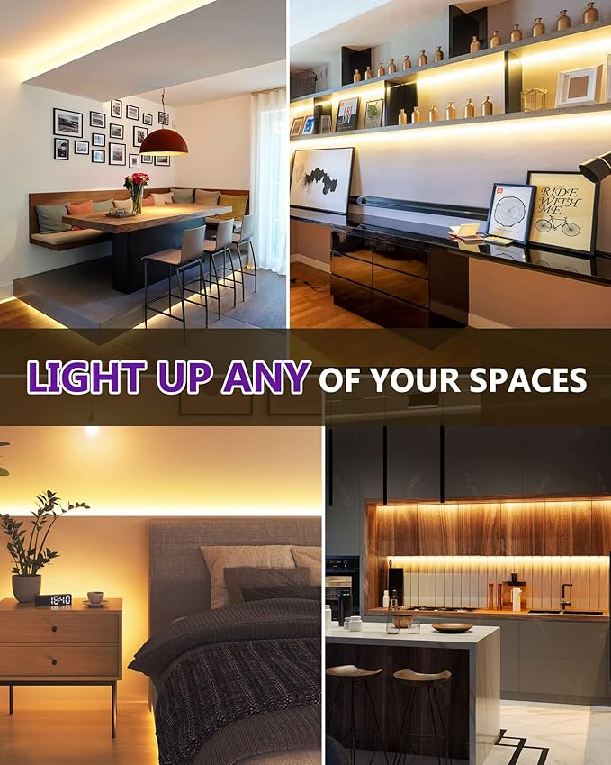 HitLights COB LED Strip Lights Warm White 3000K, 32.8ft Premium High Density - Image 7