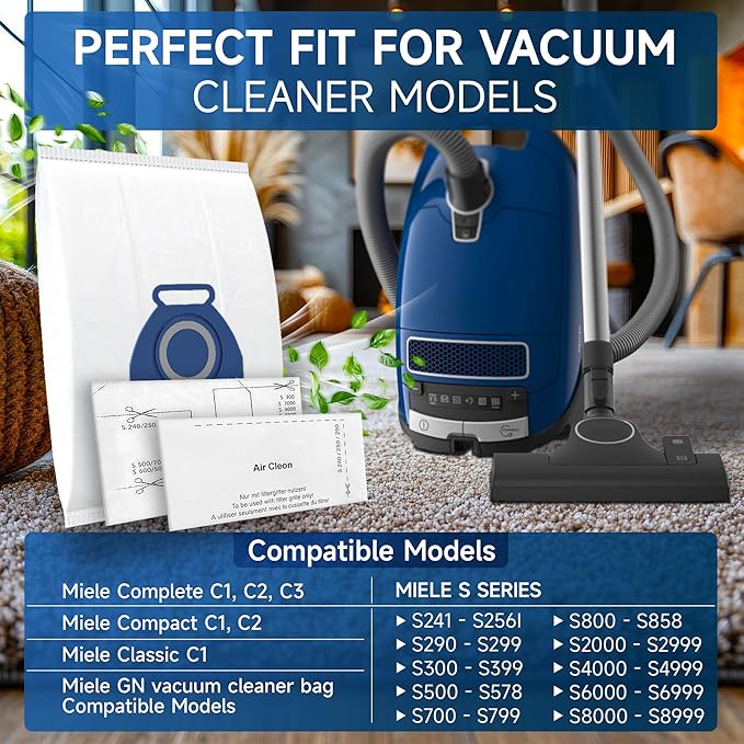 20 Pack 3D Airclean GN Vacuum Bags - Image 4