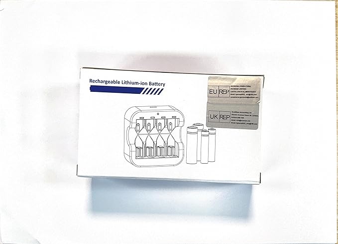 czvv Rechargeable AA 1.5V Lithium Batteries 8-Pack, Full-Recharged Long-Lasting - Image 2