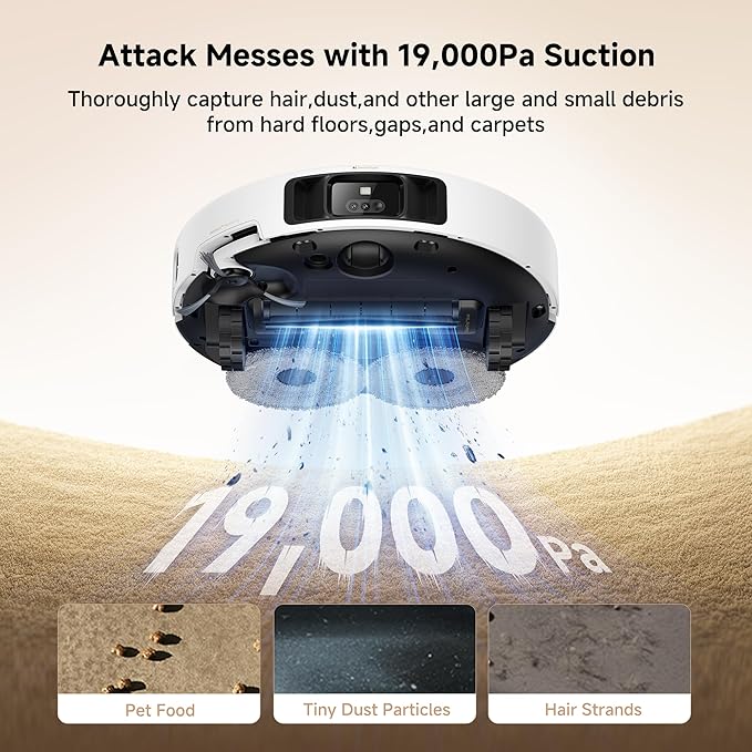 Mova P50 Pro Ultra Robot Vacuum and Mop, 000Pa Suction - Image 3
