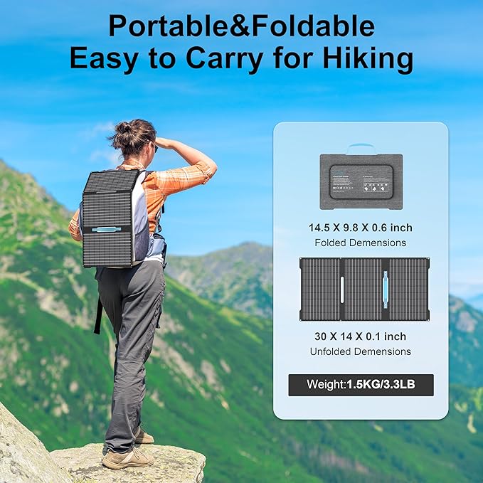 E-POWO 45W Portable Solar Panels Chargers - Image 3