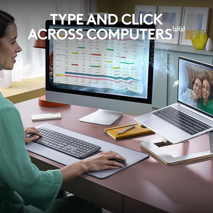 Logitech MK955 Signature Slim Wireless Keyboard and Mouse Combo, - Image 3