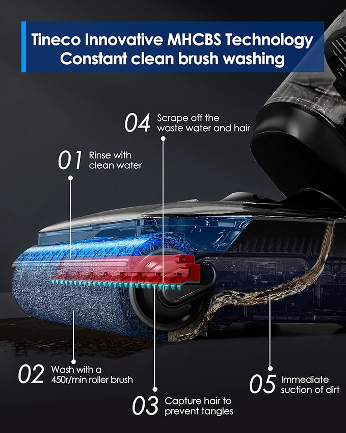Tineco Floor ONE S7 Stretch Ultra Cordless Wet Dry Vacuum Cleaner, 180°Lay-Flat - Image 5