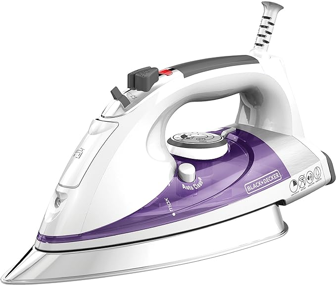 BLACK+DECKER Easy Steam IR40V Compact Iron & IR1350S Professional Steam Iron - Image 5