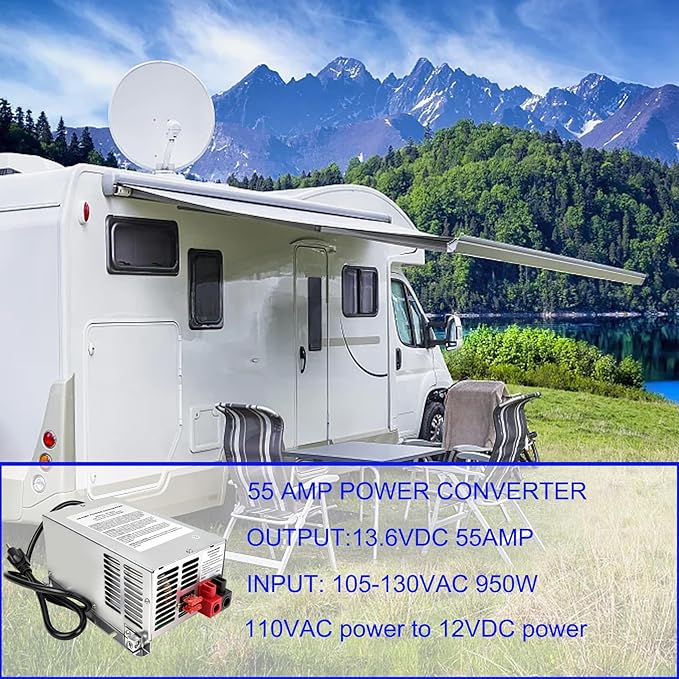   WF-9855 55 Amp Power Converter, Rv Power Converter - Image 2