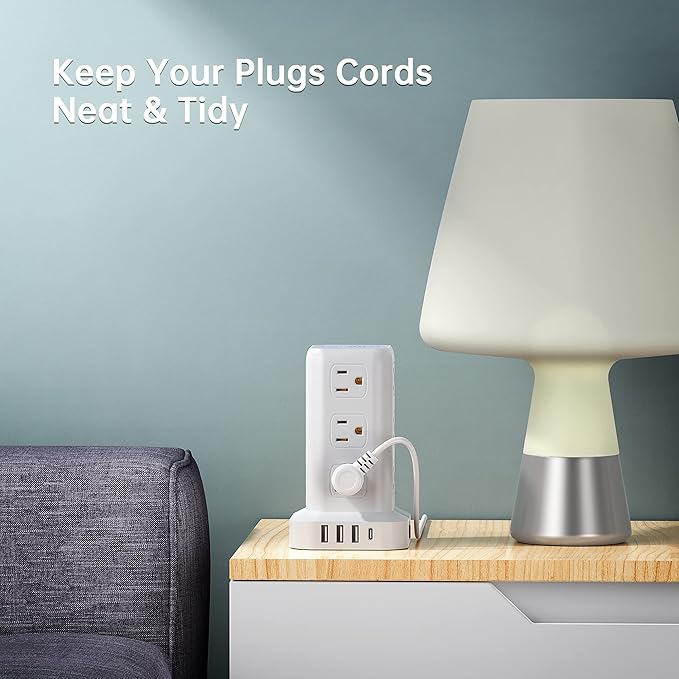 Tower Surge Protector Power Strip - Image 7