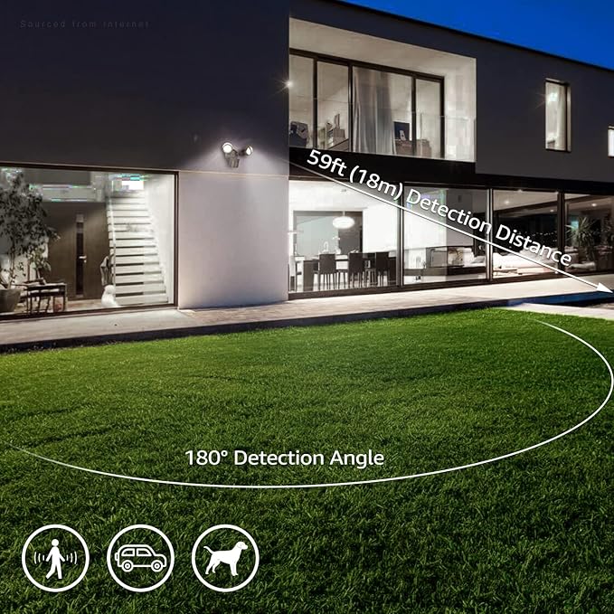 LEONLITE 3CCT LED Security Light, Motion Sensor Outdoor Lights, Dusk to Dawn - Image 4