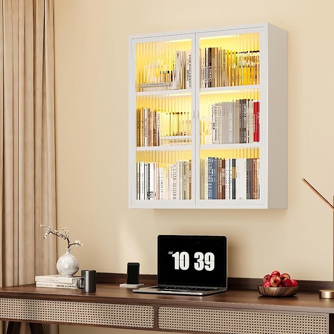 Bathroom Wall Cabinet Over Toilet, Metal Laundry Room Cabinets Wall Mounted - Image 3