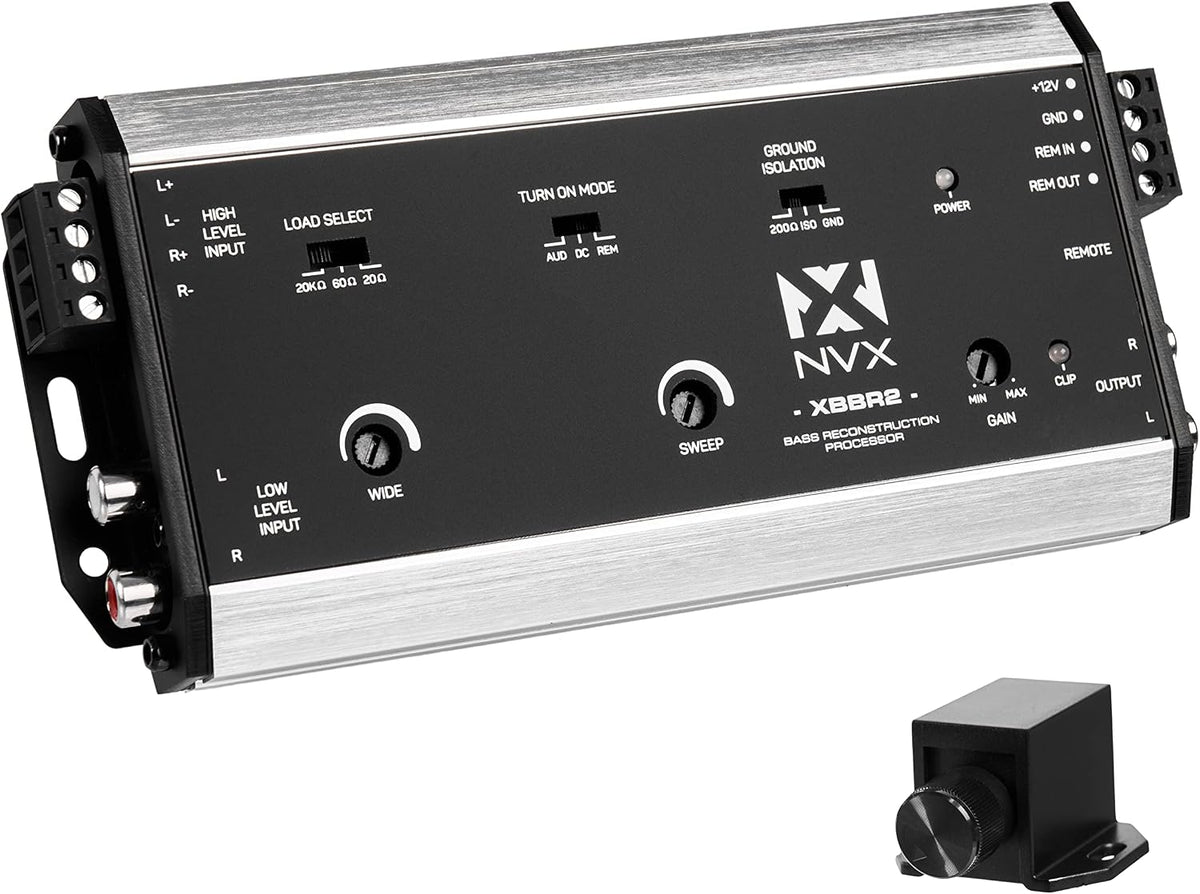 NVX XBBR2 X-Series 2-Channel Bass Restoration Processor and Line Output