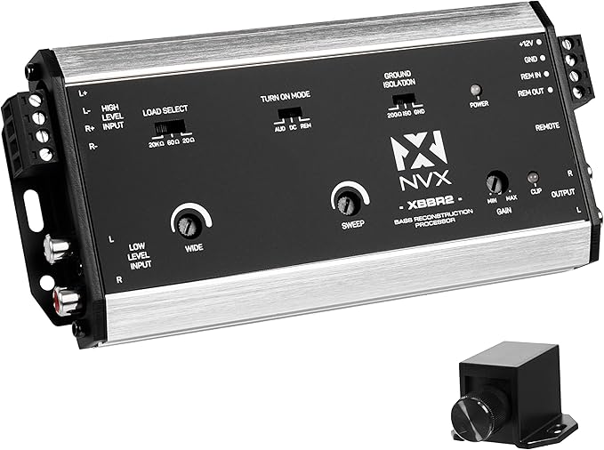 NVX XBBR2 X-Series 2-Channel Bass Restoration Processor and Line Output by NVX