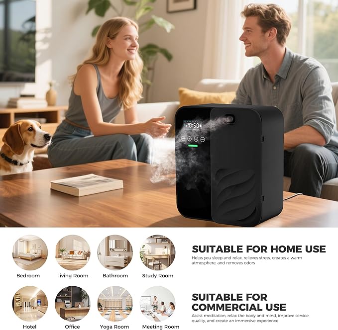 Hotel Scent Diffuser, House Scent Machine, 5000 Sq.Ft of Coverage, 500ml Large - Image 7
