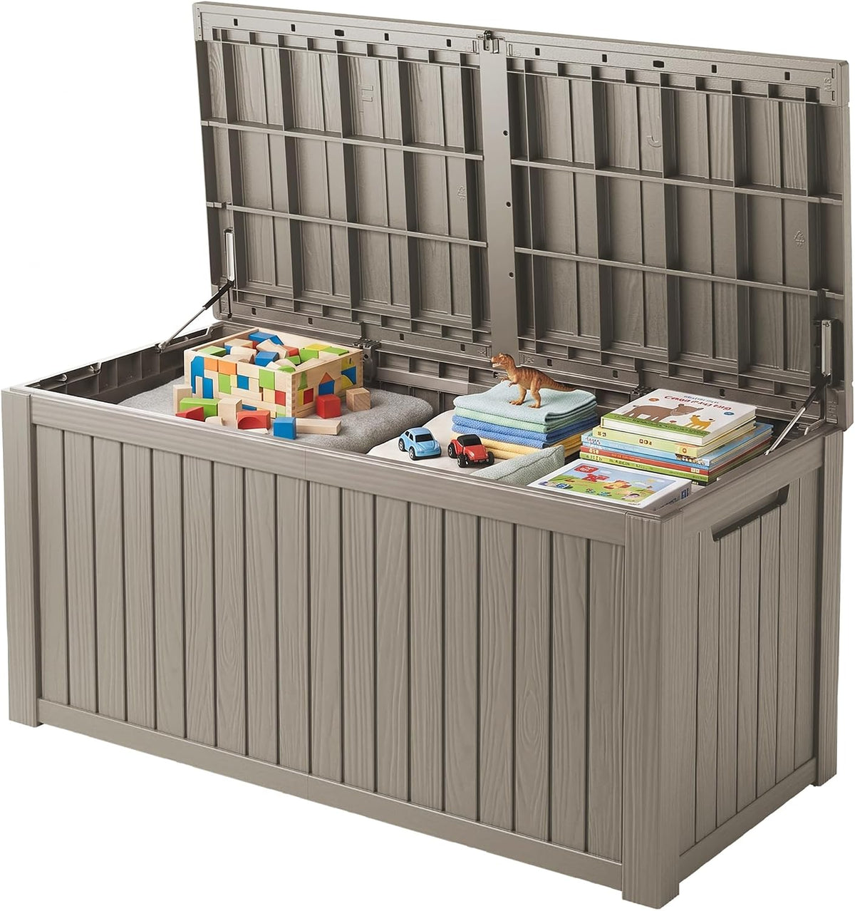 200 gallon outdoor deck box waterproof, large storage, main product view