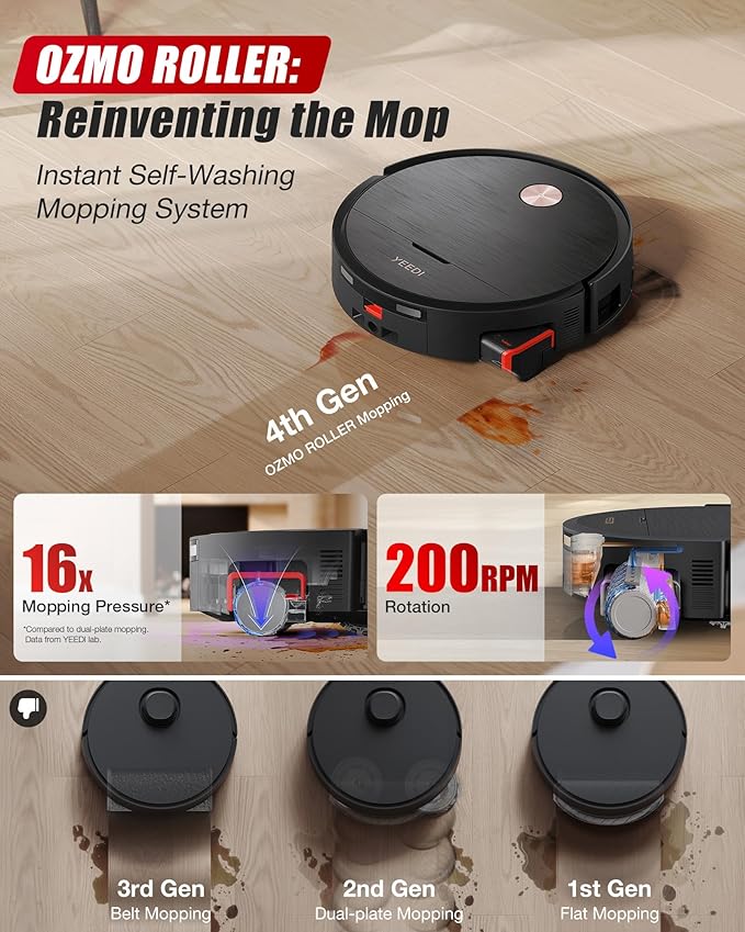 Yeedi S16 Plus Robot Vacuum & Mop - Image 3