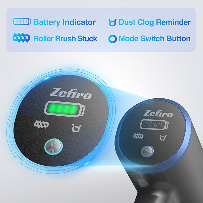 Zefiro Cordless Vacuum Cleaner for Home, 450W /40Kpa 50Mins Stick Vacuum - Image 5