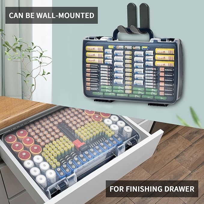 Aptbyte Battery Organizer Storage Holder Box Case - Image 8
