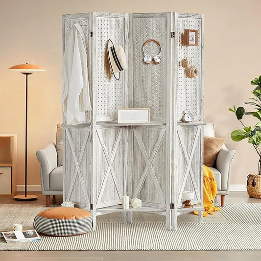 Aleesing 4 Panel Pegboard Display by ALeesing