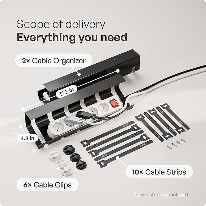 PAMO Cable Management Under Desk - Image 3