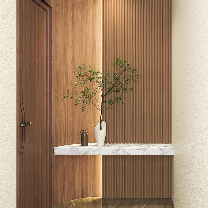 Art3d Fluted Wood Panel for Wall and Ceiling, Beaded Accent Molding for Home - Image 3