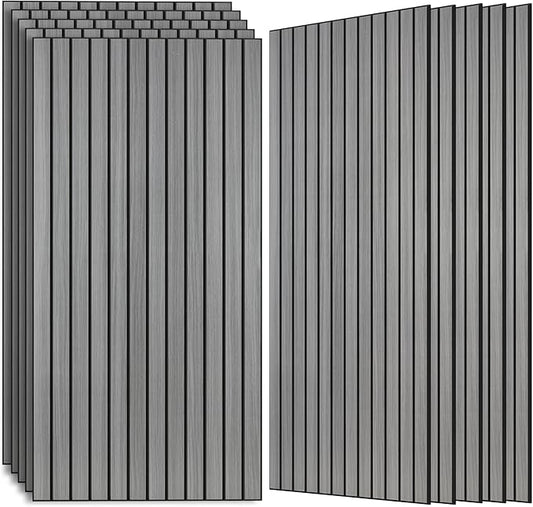 AUTORIFIC Wood Veneer Sound Panels, 10 Pack 47.2”x23.6” Wall Panels, Decorative by AUTORIFIC