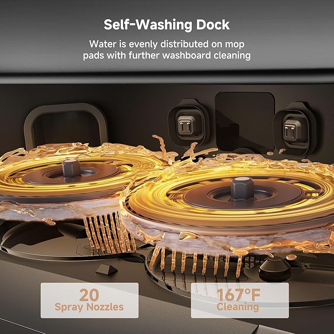 Mova P50 Pro Ultra Robot Vacuum and Mop, 000Pa Suction - Image 7