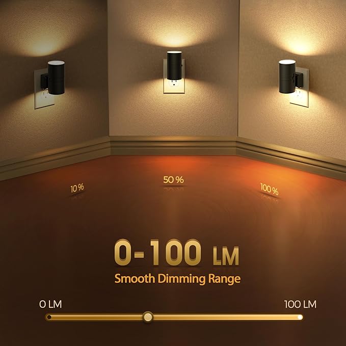 Briignite Night Lights Plug into Wall, 2 Pack 11-Color Changing Night Light - Image 6