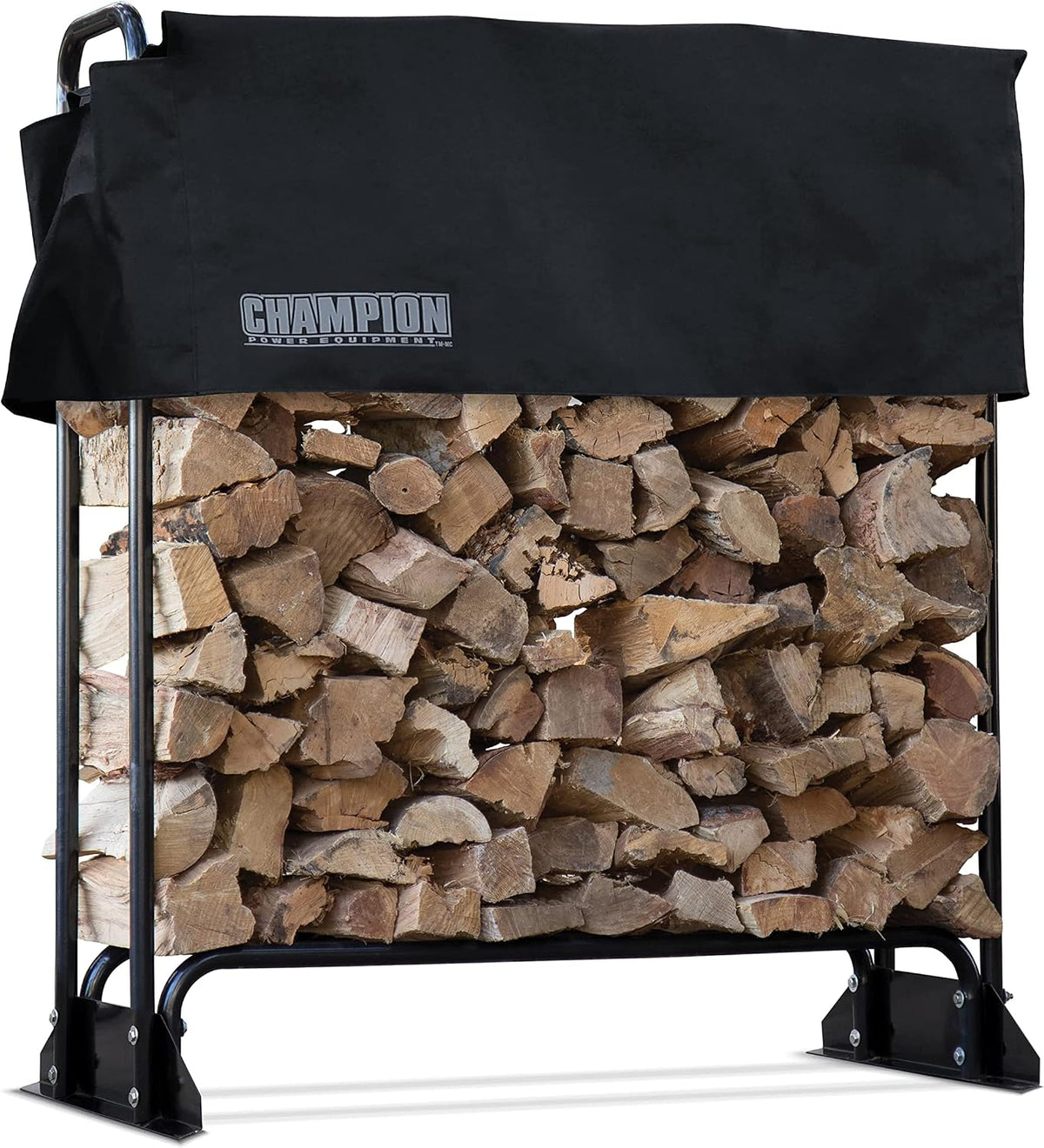 champion power equipment 201163 48-inch firewood heavy duty shown in use