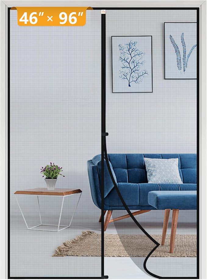Yotache Door Net Screen with Magnet Fits Door Size 46 x 96, Screen Size 48" x by yotache