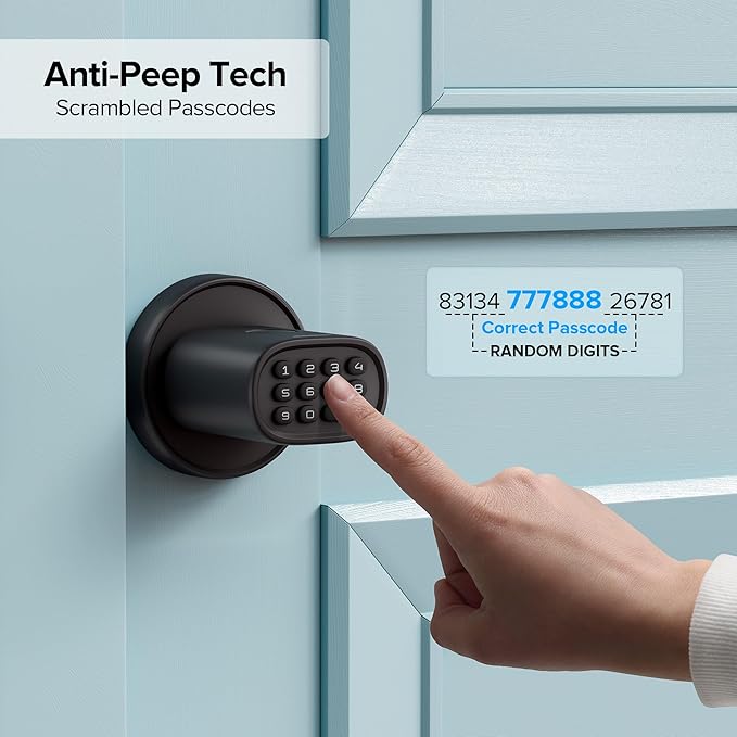 ThorBolt Fingerprint Door Knob, Keyless Door Knob - Image 8