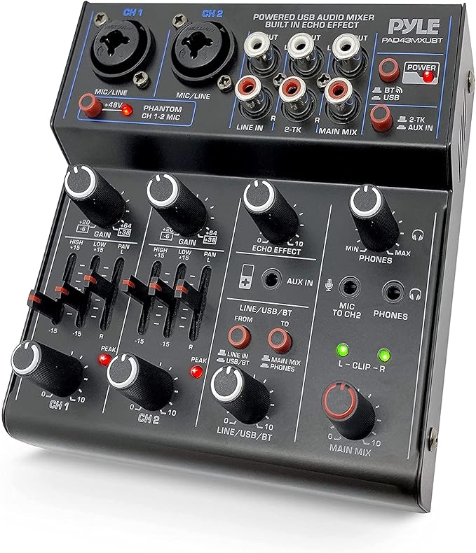 Pyle Professional Wireless DJ Audio Mixer by PyleUSA