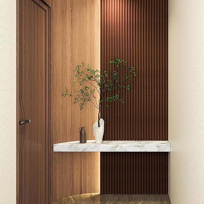 Art3d Fluted Wood Panel for Wall and Ceiling, Beaded Accent molding for Home - Image 3