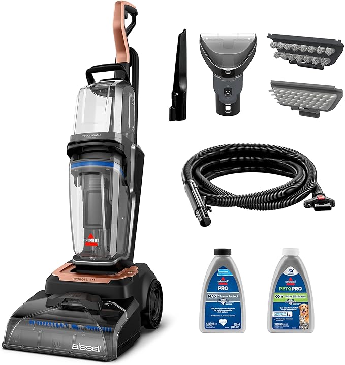 BISSELL Revolution HydroSteam Carpet Cleaner, Upright Deep Cleaner, HydroSteam by BISSELL