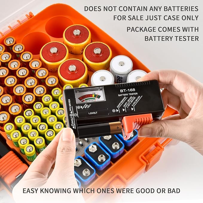 Aptbyte Battery Organizer Storage Holder Box Case - Image 6