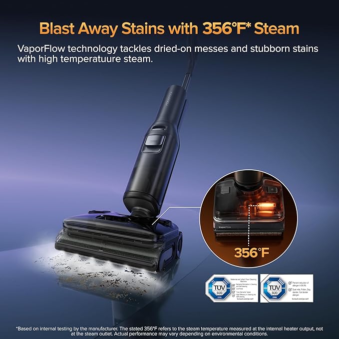 roborock F25 Ultra Steam Wet Dry Vacuum Cleaner, 356°F Steam Mop & 187°F Hot - Image 3