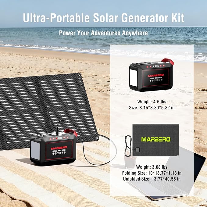 MARBERO 237Wh Solar Generator - Image 2