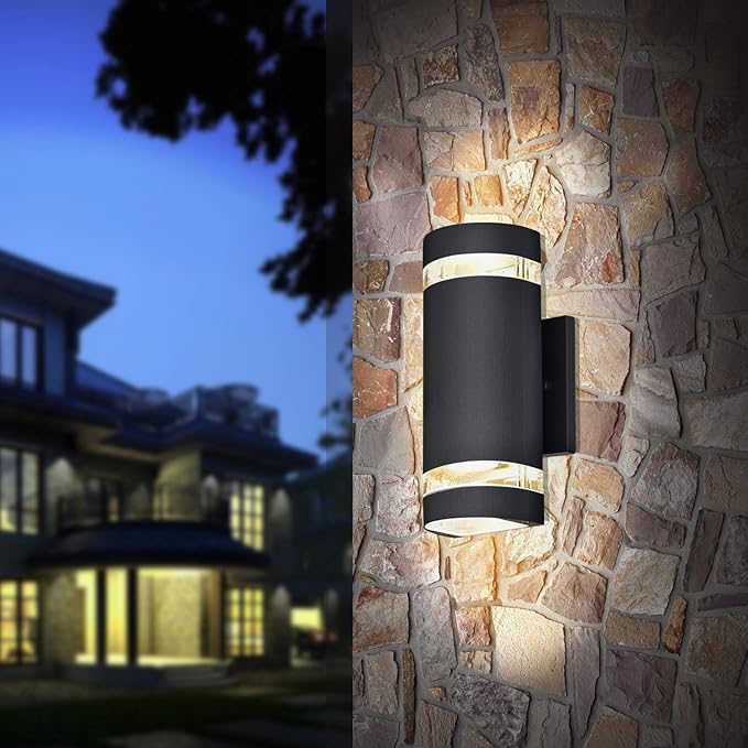 rosykite Dusk to Dawn Outdoor Lighting, Bling Exterior Wall Sconce - Image 9