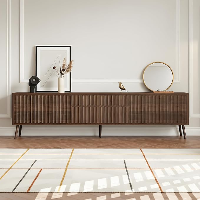 Merax Mid Century 70" TV Stand, Modern Entertainment Center by Merax
