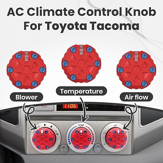 2nd Gen Tacoma Accessories AC Knob Upgrade - Image 6