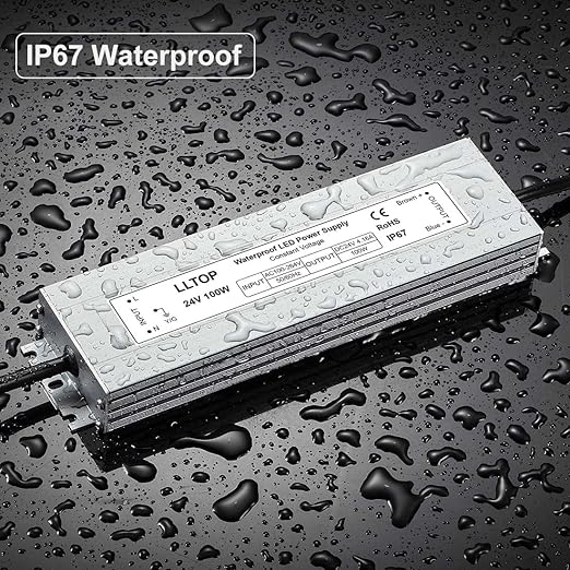 LLTOP LED Driver 100 Watts 100-264V AC to 24V DC 4.16A Power Supply Waterproof - Image 7