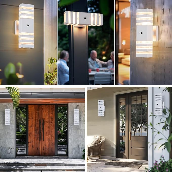 2 Pack Motion Sensor Outdoor Wall Lights - Image 6